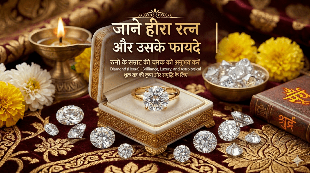 जाने हीरा रत्न और उसके फायदे - Astroguruji