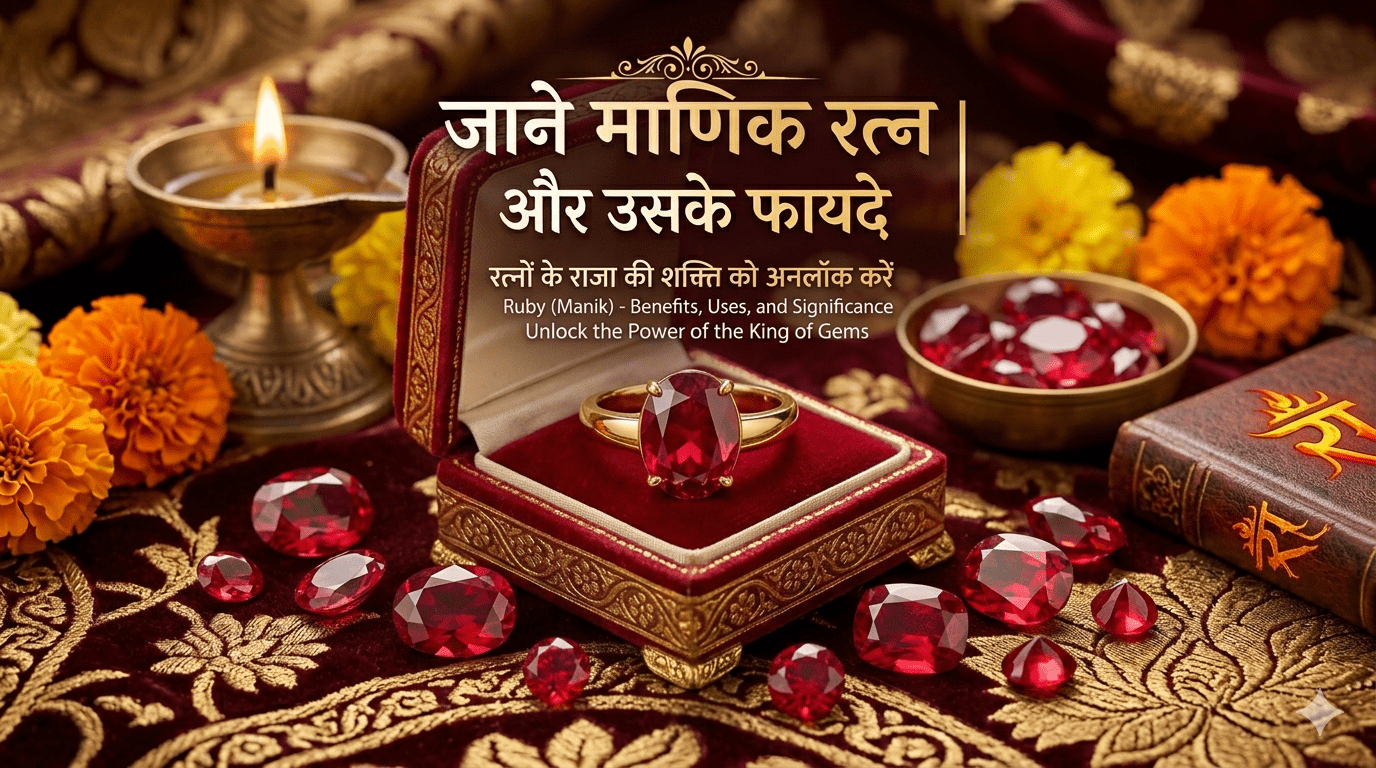 जाने माणिक रत्न और उसके फायदे - Astroguruji