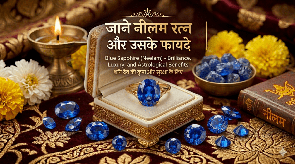जाने नीलम रत्न और उसके फायदे - Astroguruji
