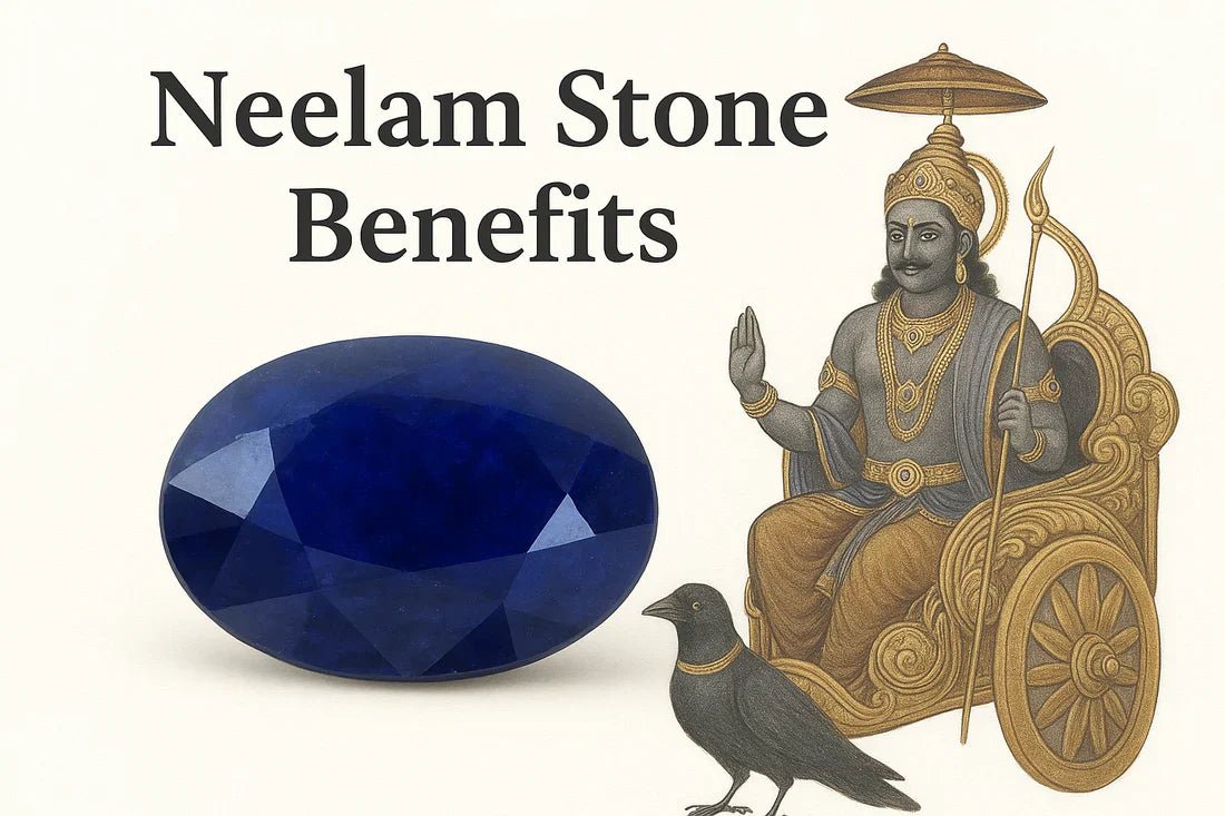 Neelam Stone Benefits: The Powerful Gem of Shani Dev - Astroguruji