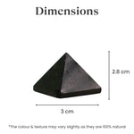 100% Pure Black Tourmaline Pyramid - Astroguruji