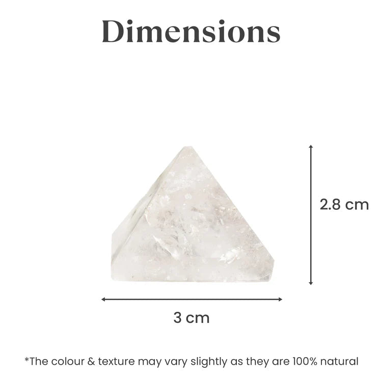 100% Pure Sphatik Pyramid - Astroguruji