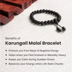 Karungali Malai Bracelet made of natural black ebony for protection - AstroGuruji