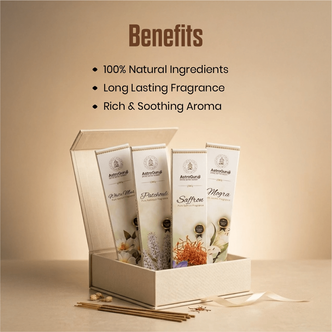 4 Combo Incense Stick - Astroguruji