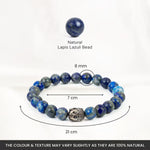 Lapis lazuli bracelet for emotional balance