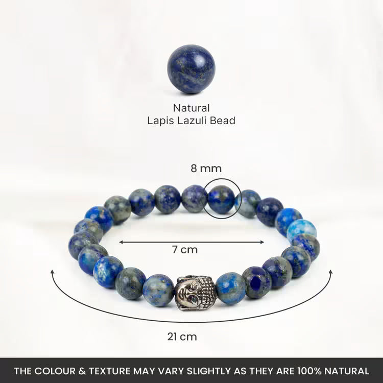 Lapis lazuli bracelet for emotional balance