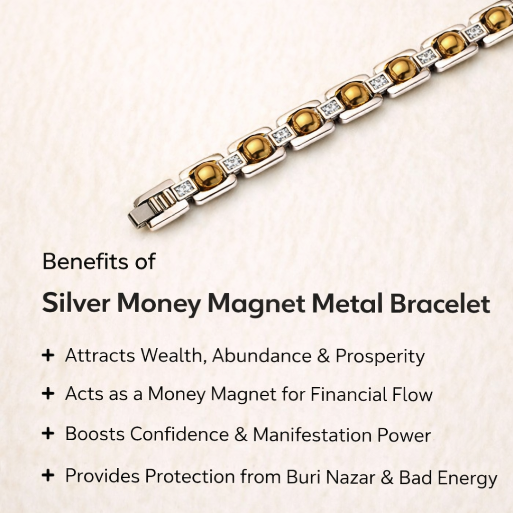 Money Magnet Metal Bracelet