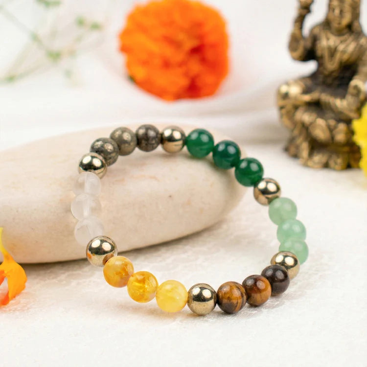 Dhan Yog Bracelet With Free Selenite Plate