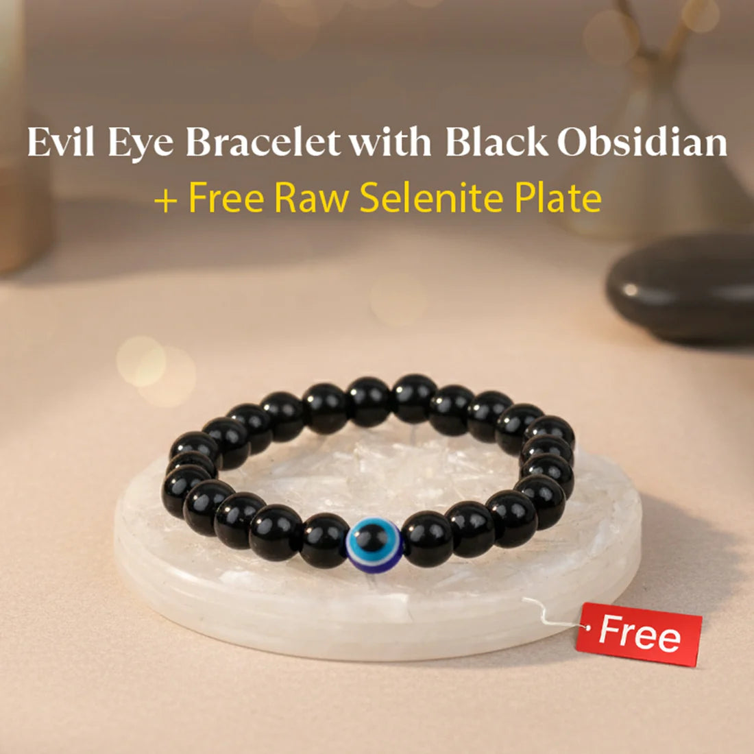 Black Obsidian Evil Eye