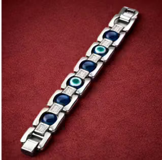 Evil Eye Metal Bracelet for protection and style - AstroGuruji