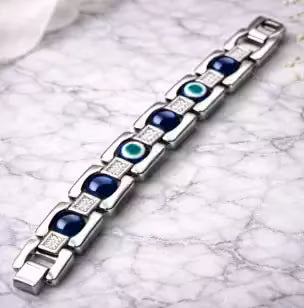 Evil Eye Metal Bracelet for protection and style - AstroGuruji