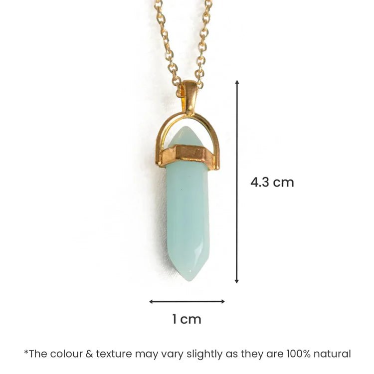 Amazonite Pencil Pendant (Kanya Rashi) Virgo - Astroguruji