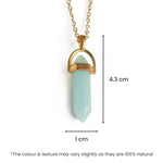 Amazonite Pencil Pendant (Kanya Rashi) Virgo - Astroguruji
