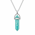 Amazonite Pencil Pendant (Kanya Rashi) Virgo - AstroGuruji