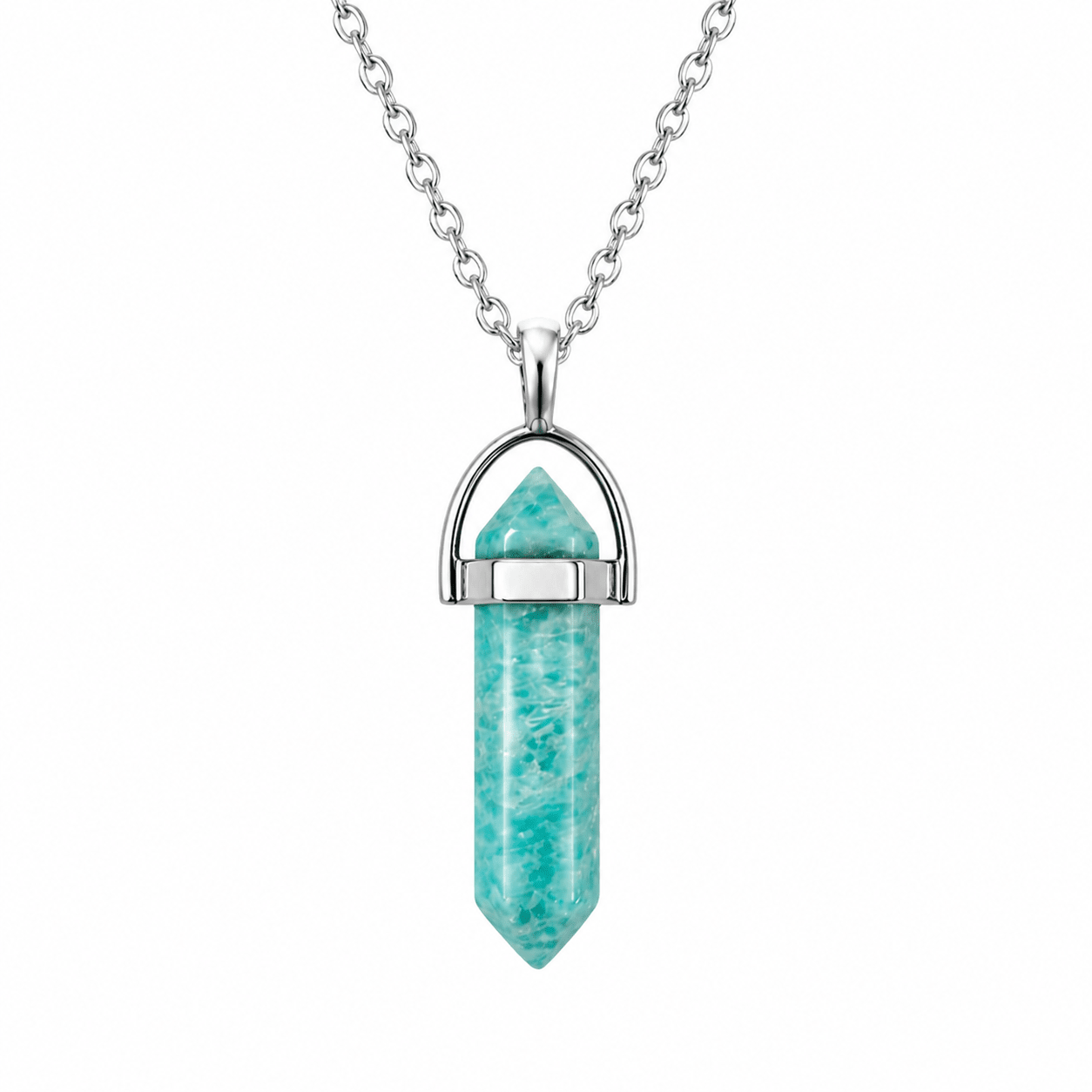 Amazonite Pencil Pendant (Kanya Rashi) Virgo - AstroGuruji