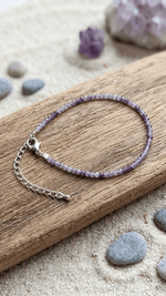 Amethyst Anklet by AstroGuruji