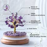 Amethyst dome tree for peace and spiritual decor - AstroGuruji