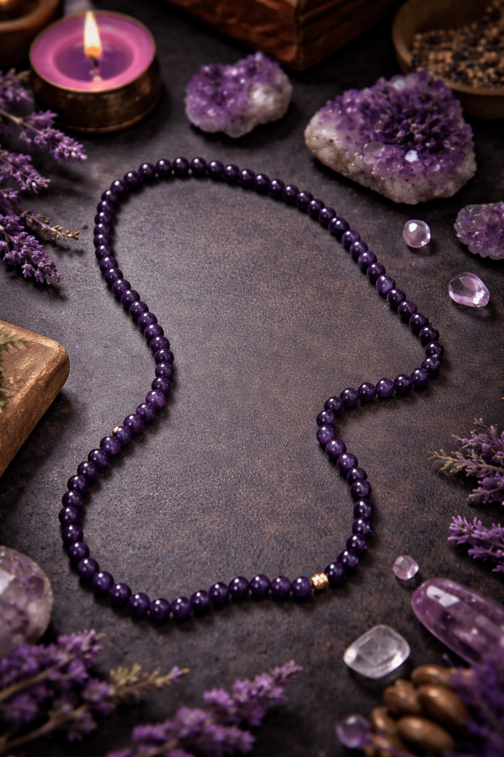 Amethyst Mala - Astroguruji