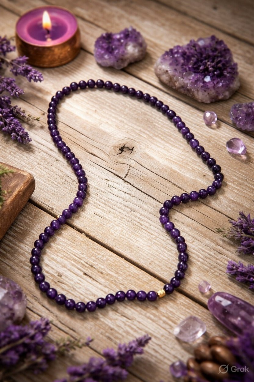 Amethyst Mala - Astroguruji