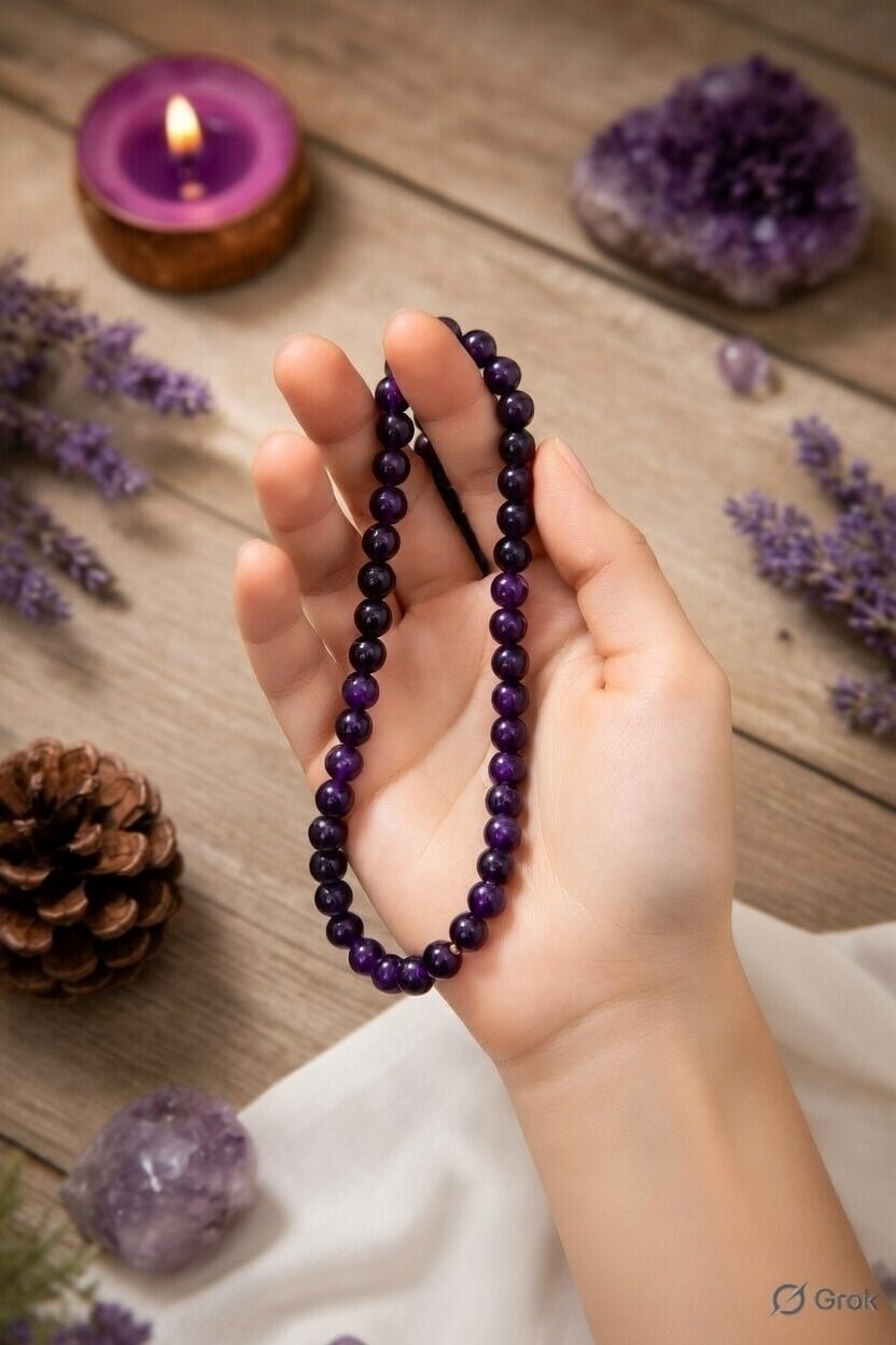 Amethyst Mala - Astroguruji