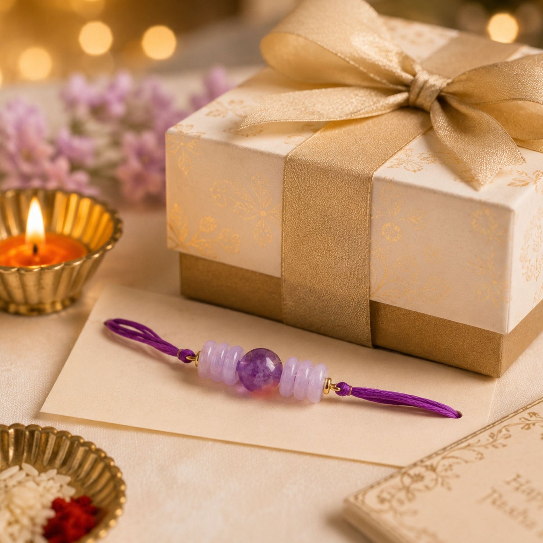 Amethyst Rakhi - AstroGuruji