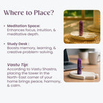 Amethyst Stone Tower for Spiritual Protection - AstroGuruji