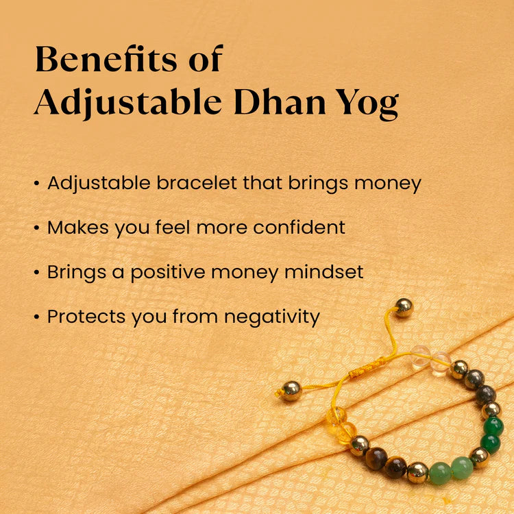 Adjustable Dhan Yog Bracelet