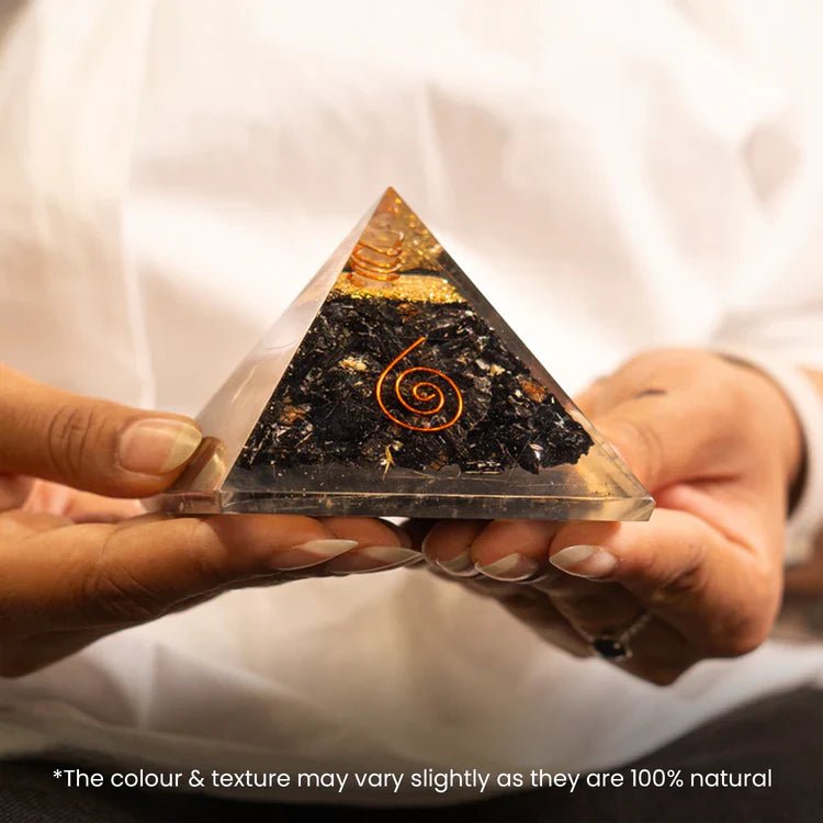 Black Obsidian Pyramid for protection and grounding energy - AstroGuruji