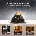 Black Obsidian Pyramid for protection and grounding energy - AstroGuruji