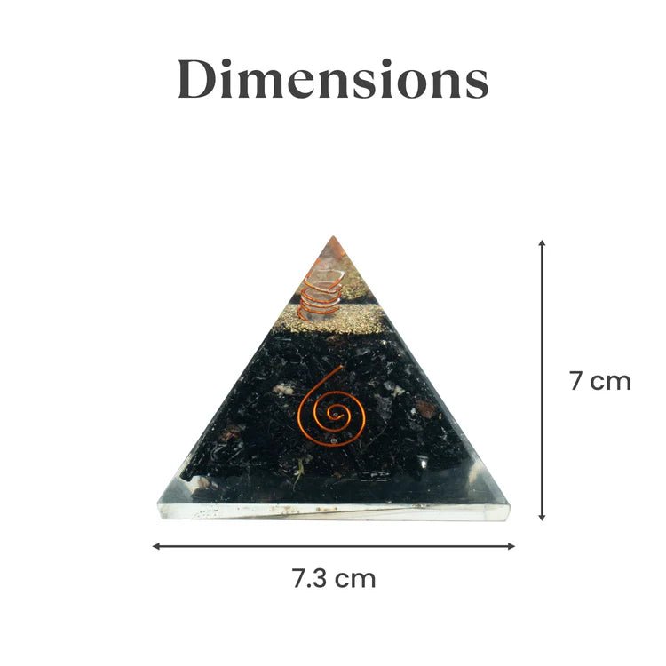 Black Obsidian Pyramid for protection and grounding energy - AstroGuruji