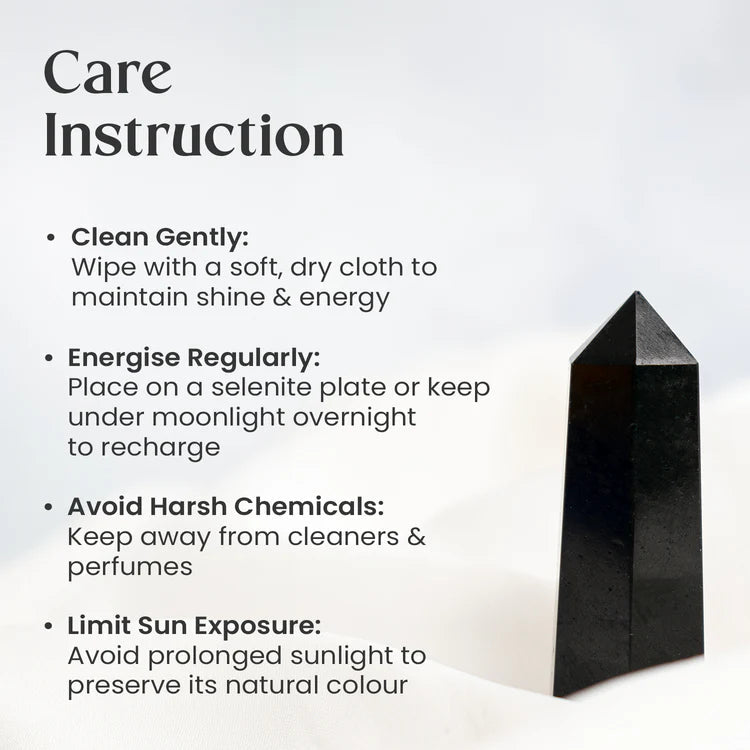 Black Tourmaline Stone for Root Chakra Healing - AstroGuruji