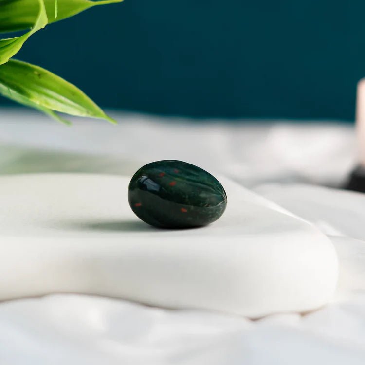 Natural Blood Stone Tumble for strength and vitality - AstroGuruji
