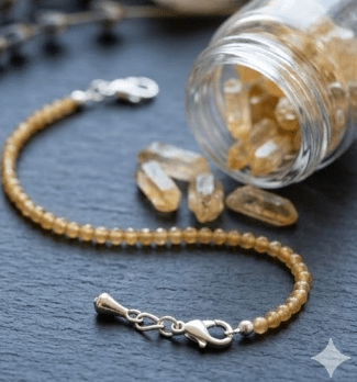 Citrine Anklet - Astroguruji