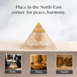 Manifestation Crystal Pyramid for Home and Office - AstroGuruji