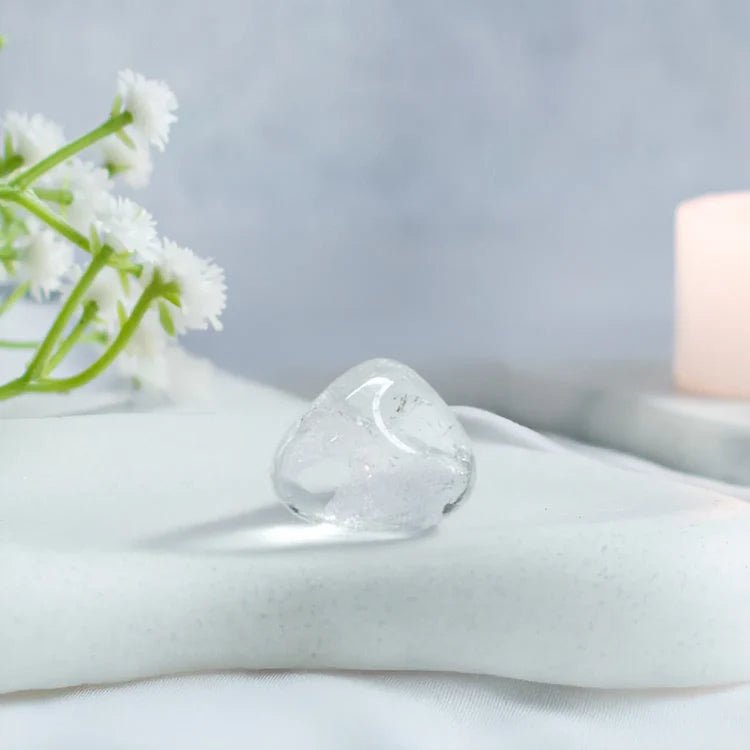 Clear Quartz Tumble Stone for Energy and Clarity - AstroGuruji