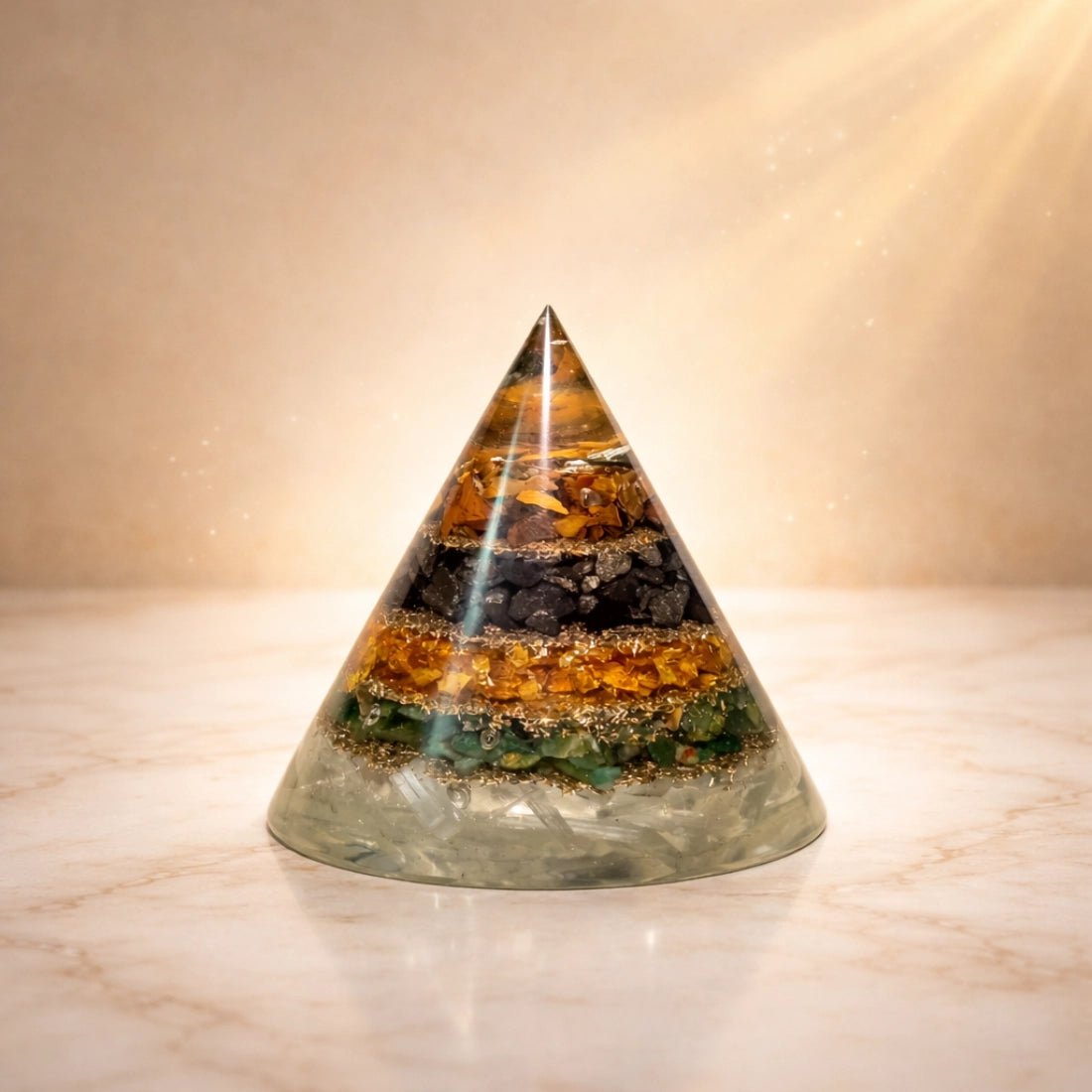 Conical Dhan Yog Pyramid - Astroguruji