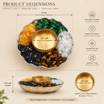 Dhanyog Divo – 5 Natural Crystal Stone Diya Holder for Pooja, Home Decor & Gifting - AstroGuruji