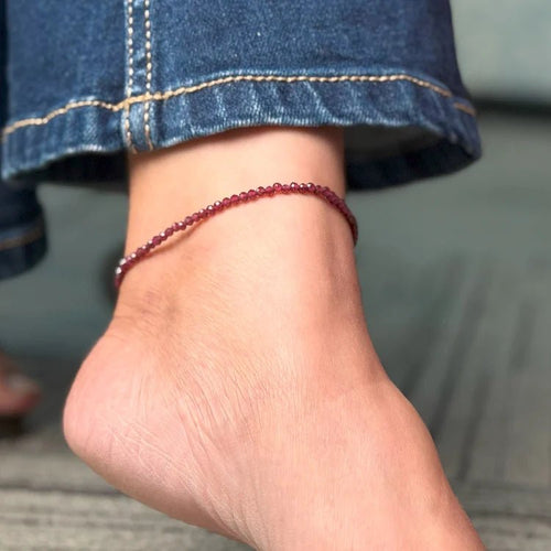 Garnet Anklet for Love and Confidence - AstroGuruji