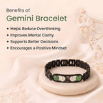 Gemini Zodiac Metal Bracelet - AstroGuruji