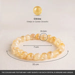 Golden Fortune Citrine Bracelet - AstroGuruji
