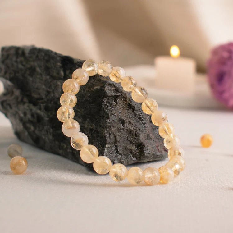 Golden Fortune Citrine Bracelet - AstroGuruji