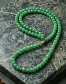 Green Aventurine Mala - Astroguruji