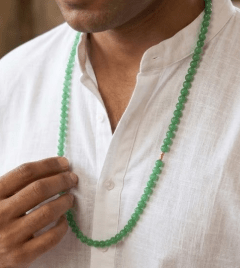 Green Aventurine Mala - Astroguruji