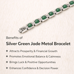 Jade bracelet for growth and wisdom
