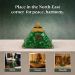 Natural Green Jade Pyramid for prosperity and positive energy - AstroGuruji