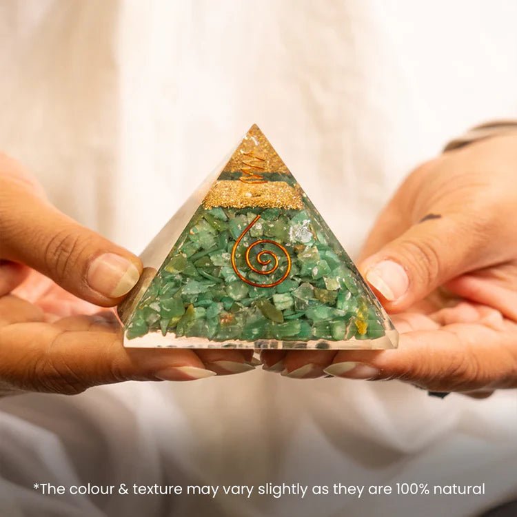 Natural Green Jade Pyramid for prosperity and positive energy - AstroGuruji