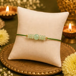 green jade Rakhi - AstroGuruji