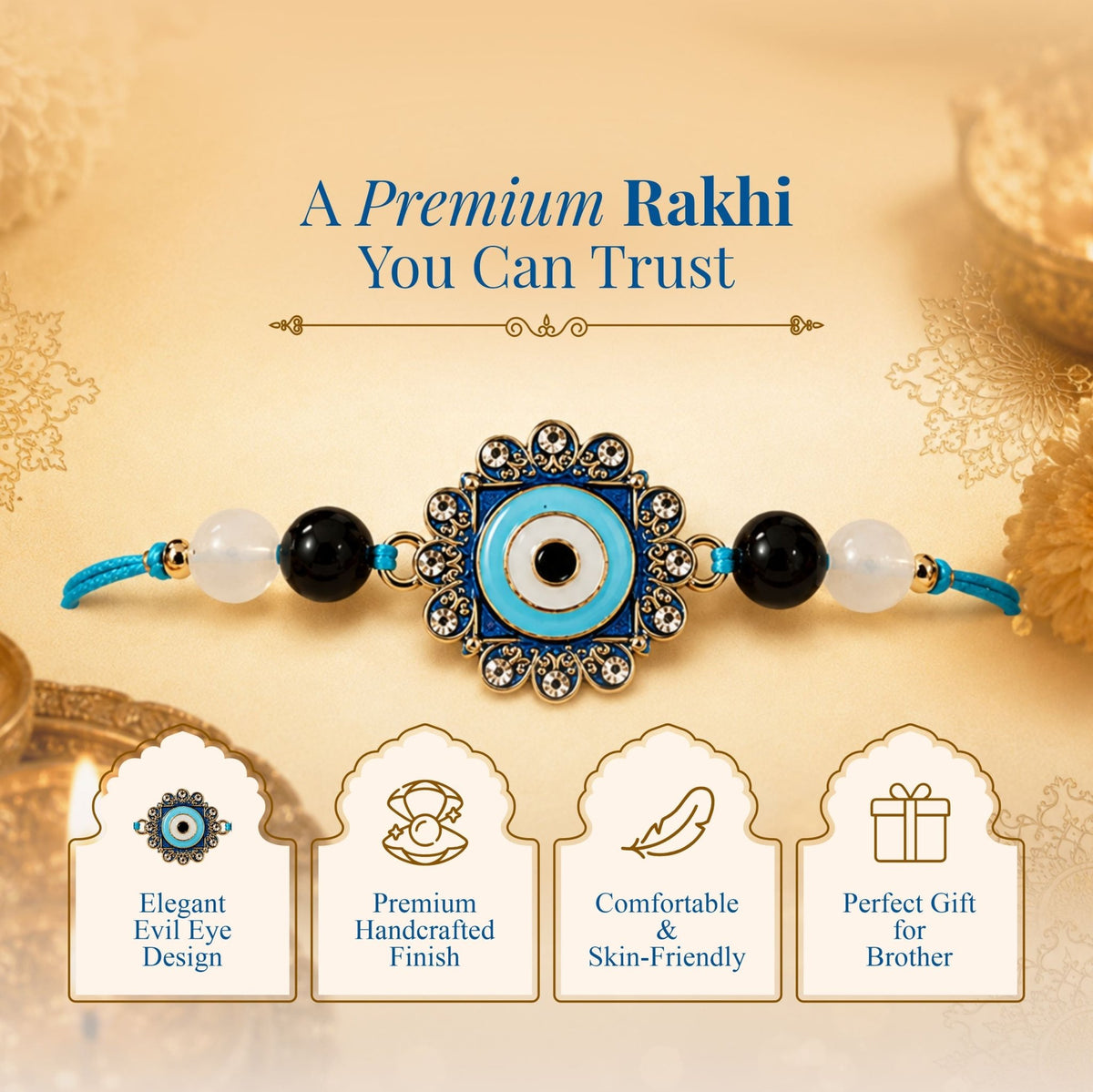 Guardian Glow Rakhi - AstroGuruji
