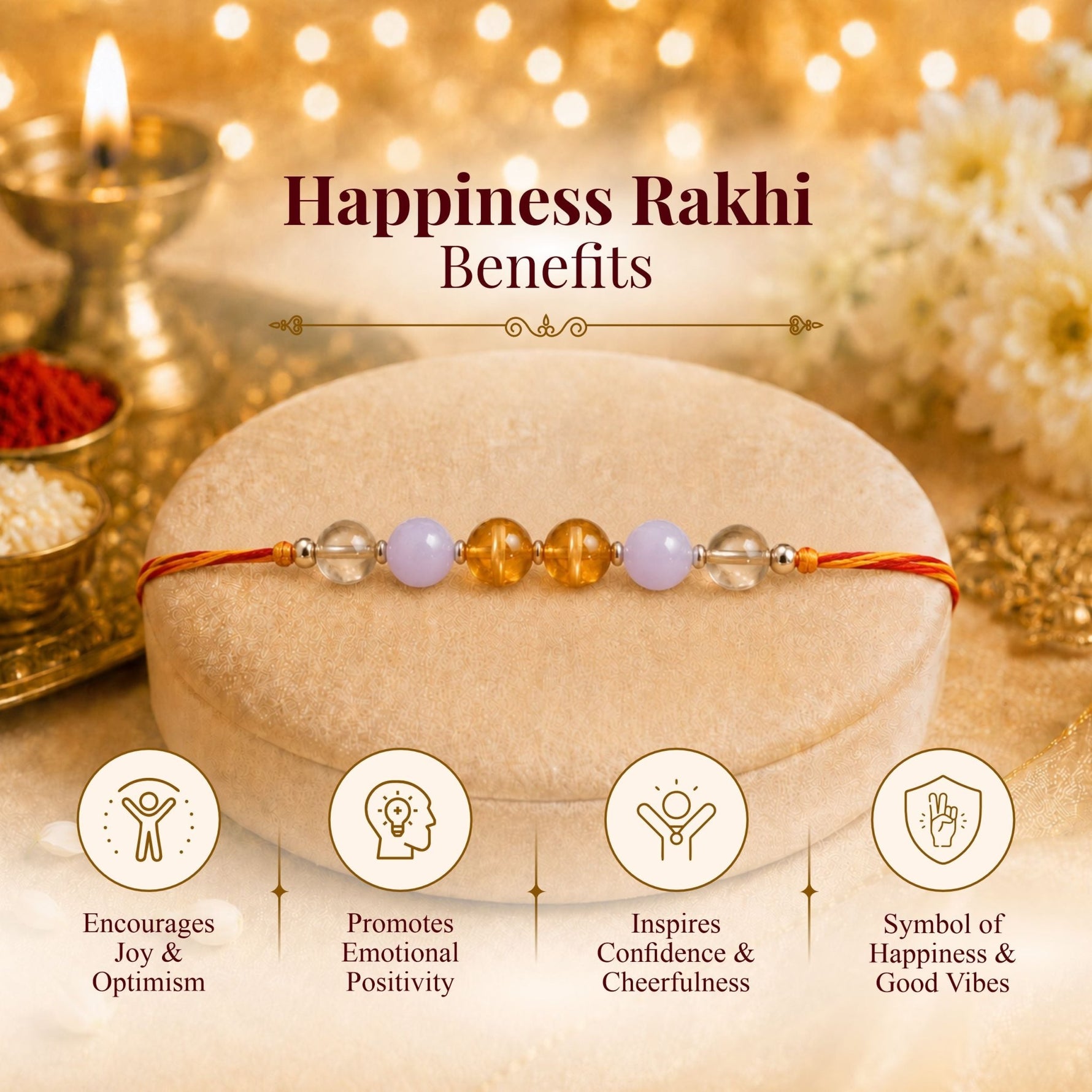 Happiness Rakhi - AstroGuruji