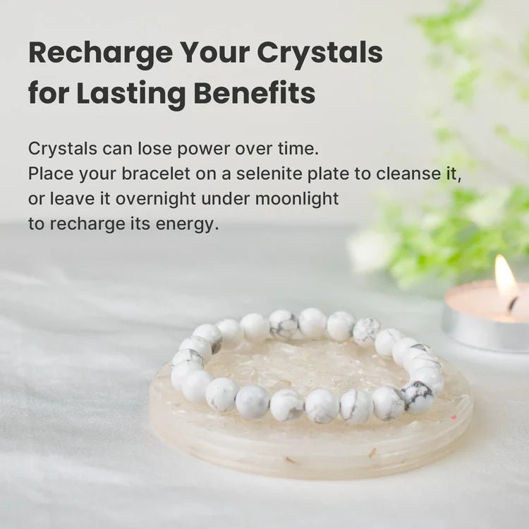 Natural Howlite Bracelet for Daily Wear - AstroGuruji